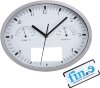 Часы настенные, INSERT3 с термометром и гигрометром, белые фото 1