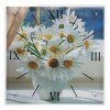 Часы настенные, серия: Цветы, Ромашки, 50х50  см, микс фото 1