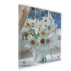 Часы настенные, серия: Цветы, Ромашки, 50х50  см, микс фото 3