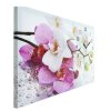 Часы настенные, серия: Цветы, на холсте Орхидеи, 40х76  см, микс фото 3