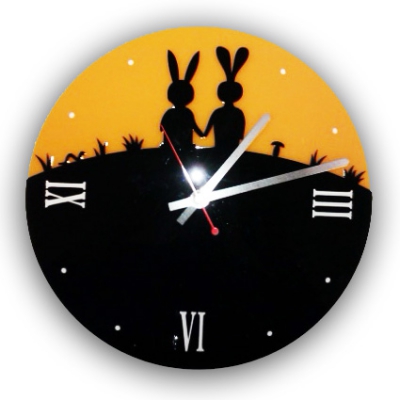 часы Любовь-Морковь на рассвете cl210 30х30 см фото 1