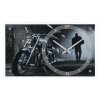 Часы настенные, серия: Транспорт, Мотоцикл в ночи, 36х60 см фото 1