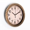Часы настенные, серия: Классика, Плетёнка, дискретный ход, d=21.5 см, 26 х фото 2
