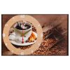 Часы-картина настенные прямоугольные Coffee, 37х60 см фото 3