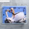 Часы настенные, серия: Животный мир, Лебеди, 25х35  см, микс фото 1