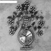 Часы настенные, серия: Ажур, Маркено 45х59 см, d=15.5 см, 1 АА, плавный хо фото 1