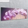 Часы настенные модульные «Нежные орхидеи», 35 x 110 см фото 2