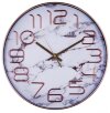 Часы настенные круглые Home art «БЕЛЫЙ МРАМОР» 30 см фото 2