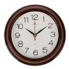 Часы настенные Классика, Рубин, коричн. обод  21х21 см фото 1