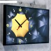 Часы настенные, серия: Город, Жёлтый зонт, 37х61 см фото 2