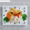 Часы настенные, серия: Кухня, Абрикосы с цветами, 20х25  см, микс фото 1