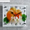 Часы настенные, серия: Кухня, Абрикосы с цветами, 20х25  см, микс фото 2