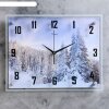 Часы настенные, серия: Природа, Деревья зимой, 35х45  см, микс фото 1