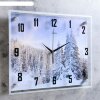 Часы настенные, серия: Природа, Деревья зимой, 35х45  см, микс фото 2