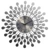 Часы настенные, серия: Ажур, Зеркальные лепестки, d=60 см фото 1