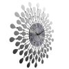 Часы настенные, серия: Ажур, Зеркальные лепестки, d=60 см фото 2