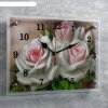 Часы настенные, серия: Цветы, Розы, 25х35 см микс фото 2