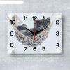 Часы настенные, серия: Животный мир, Котенок в гамаке, 20х26 см  микс фото 1