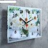 Часы настенные, серия: Цветы, Ромашки в прозрачной вазе25х35 см, микс фото 2