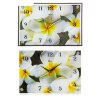 Часы настенные, серия: Цветы, Белые цветы, 25х35  см, микс фото 3