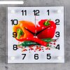 Часы настенные, серия: Кухня, Перец, 25х25  см, микс фото 1