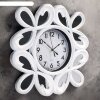 Часы настенные серия Жанна, зеркальные завитки, ретро циферблат, белые d=4 фото 2