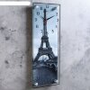 Часы-картина настенные, серия: Город, Эйфелева башня, 20х50 см фото 2