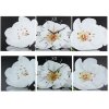 Часы настенные модульные «Белые орхидеи», 35 x110 см фото 2