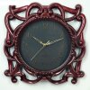Часы настенные, серия: Интерьер, Рузана, бордо, d=35 см фото 1