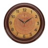 Часы настенные Срез дерева, Рубин, 21х21 см фото 1