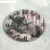 Часы настенные Черный ягуар, плавный ход фото 4