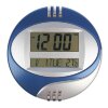 Часы настенные электронные с календарем, таймером и термометром, 26х26х3 с фото 3