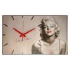 Часы-картина настенные Мэрлин Монро, 61х37 см фото 6