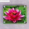 Часы настенные, серия: Цветы, Розовый лотос, 20х26  см, микс фото 1