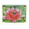 Часы настенные, серия: Цветы, Розовый лотос, 20х26  см, микс фото 2