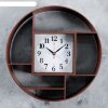 Часы настенные, серия: Интерьер, Маганса, венге, 35 см фото 1