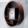 Часы настенные, серия: Интерьер, Маганса, венге, 35 см фото 2