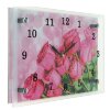 Часы настенные, серия: Цветы, Розовые розы, 20х30  см, микс фото 3