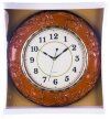 Часы настенные круглые Home art «БАРОККО ТЕМНАЯ РОЗА» 38,8 см фото 3