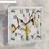 Часы настенные, серия: Цветы, Орхидея, 20х25  см, микс фото 2