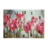 Часы настенные, серия: Цветы, Тюльпаны, 25х35  см, микс фото 1
