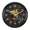 Часы настенные круглые Футболист, чёрный обод, 24х24 см фото 1