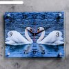 Часы настенные, серия: Животный мир, Пара лебедей, 30х40  см, микс фото 1
