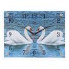 Часы настенные, серия: Животный мир, Пара лебедей, 30х40  см, микс фото 3