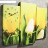 Часы настенные модульные «Жёлтые тюльпаны», 60 x 80 см фото 2