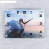 Часы настенные, серия: Животный мир, Лебедь на пруду, 25х35  см, микс фото 1