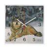 Часы настенные, серия: Животный мир, Волк, 25х25  см, микс фото 3