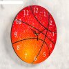Часы настенные Баскетбольный мяч,  d-23.5.. плавный ход фото 2