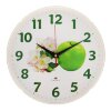 Часы настенные Зелёное яблоко, Рубин, 25х25 см фото 1