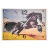 Часы настенные, серия: Животный мир, Чёрный конь, 40х56 см микс фото 1
